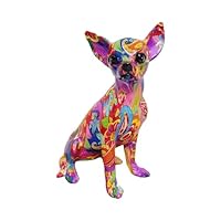 Amazon.co.jp: WeiLaiKeQi 鮮やかなチワワの置物: ホームディスプレイ